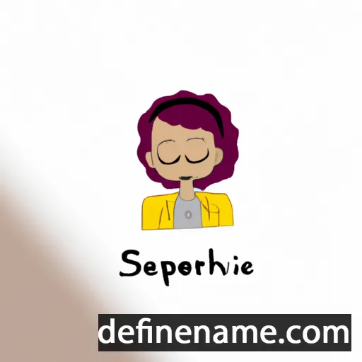 cartoon of the name Séraphine