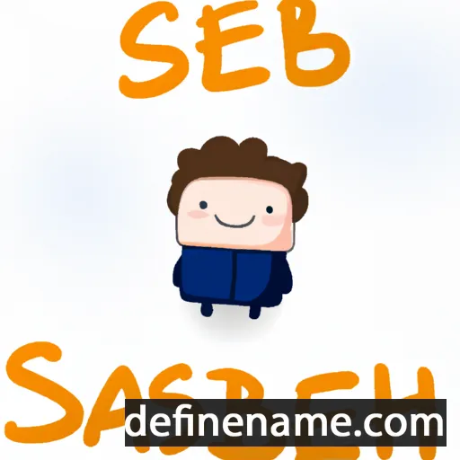 cartoon of the name Sebastian