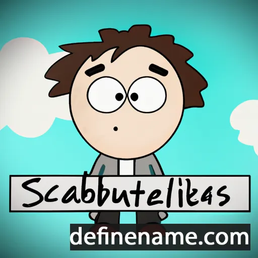 cartoon of the name Sebastianus