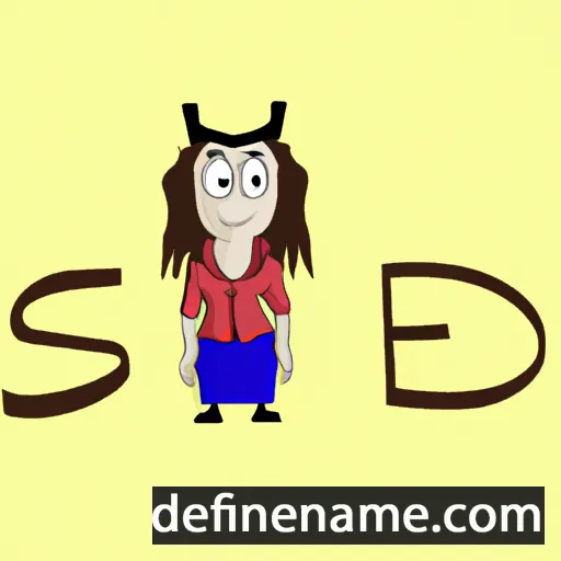 cartoon of the name Sedef