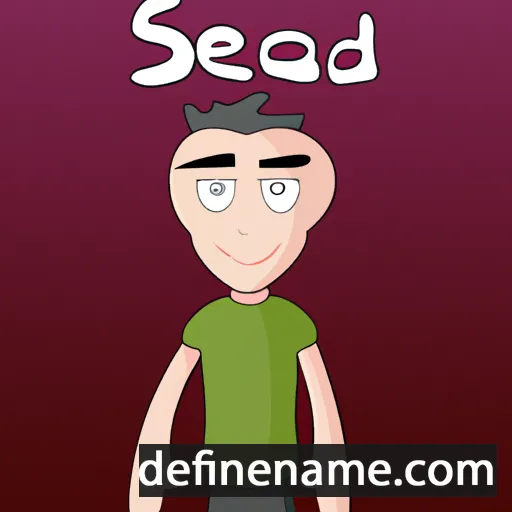 cartoon of the name Sejad