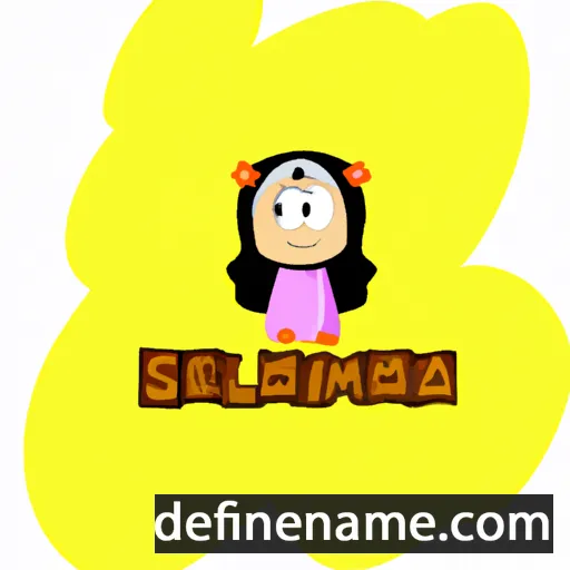 cartoon of the name Selima