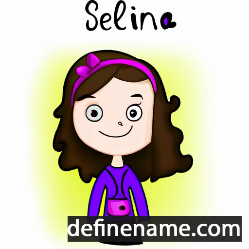 cartoon of the name Selina