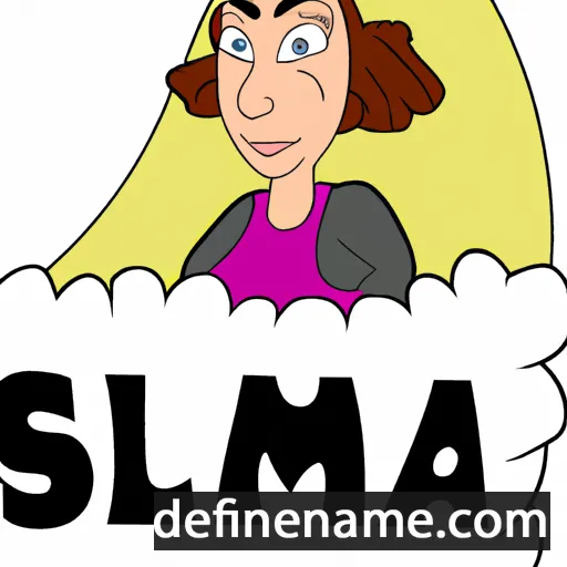 cartoon of the name Selma