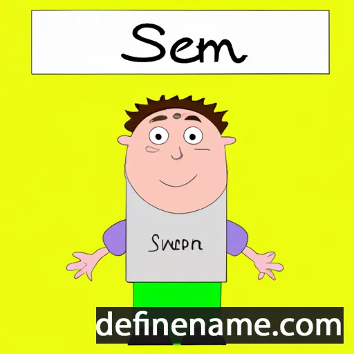 cartoon of the name Semion