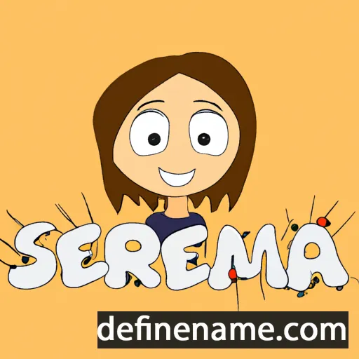 cartoon of the name Semra