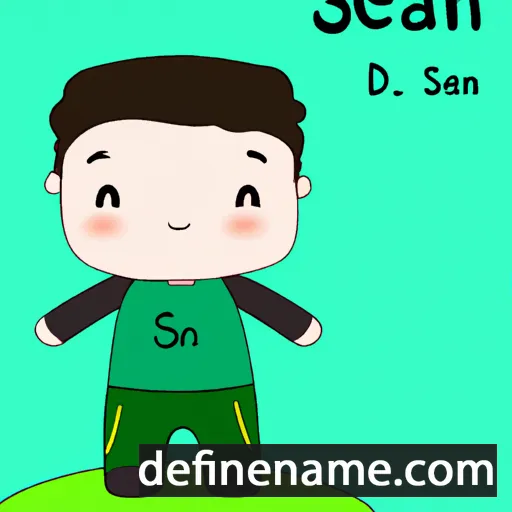 cartoon of the name Senán