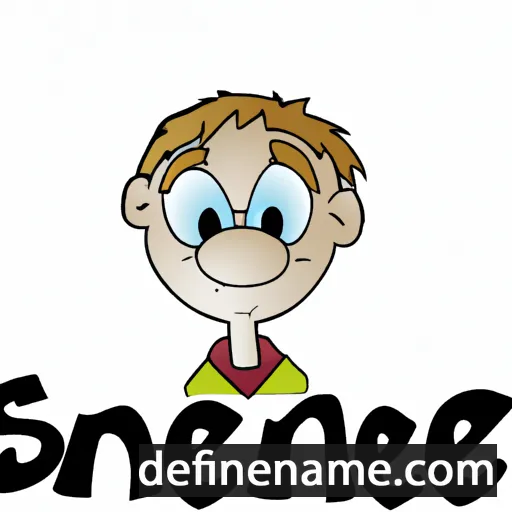 cartoon of the name Senne