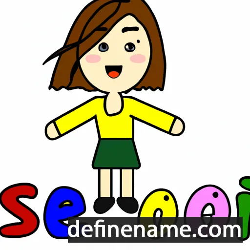 cartoon of the name Seo-Yeon