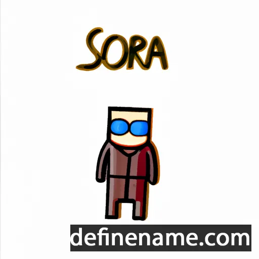 cartoon of the name Seòras