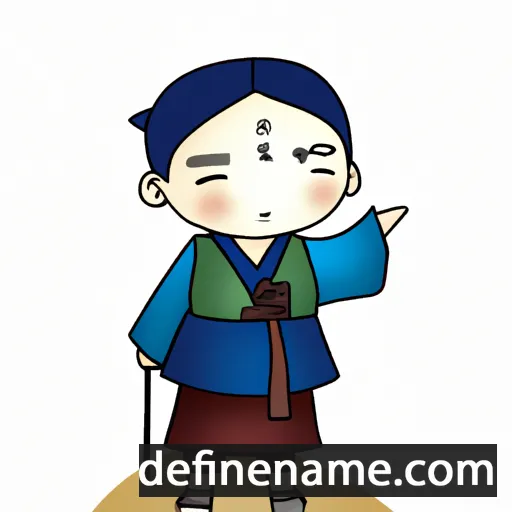 cartoon of the name Seong-Ho