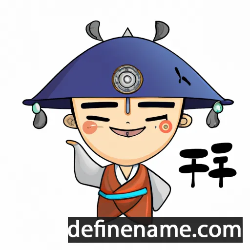 cartoon of the name Seong-Su