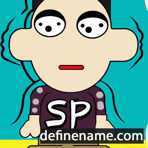 cartoon of the name Sepi