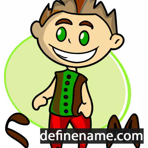 cartoon of the name Serafim