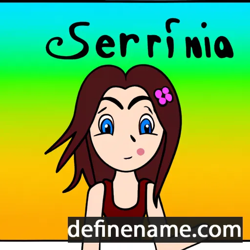 Serafina cartoon