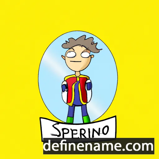 cartoon of the name Serafino