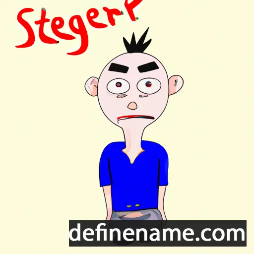 cartoon of the name Serghei