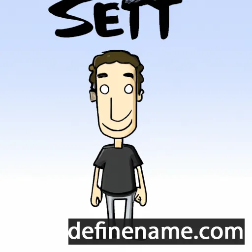 cartoon of the name Seth