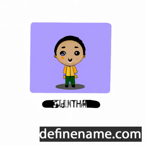 cartoon of the name Sethunya