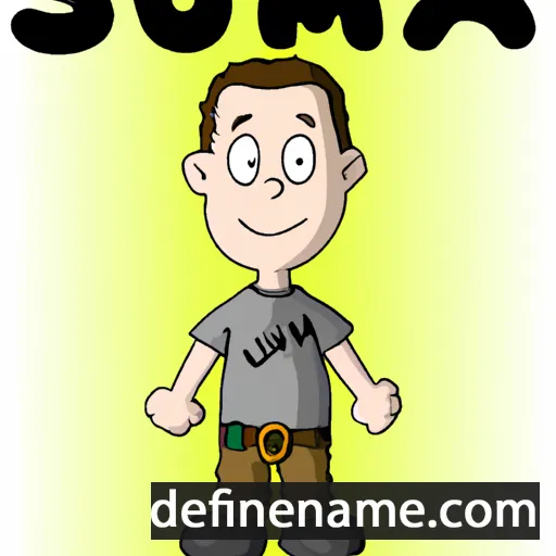 cartoon of the name Seumas