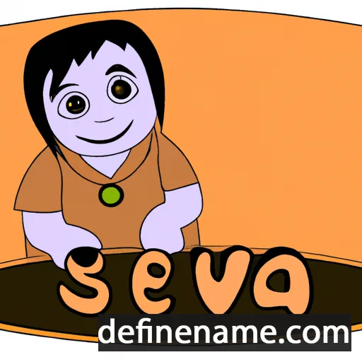 Seva cartoon