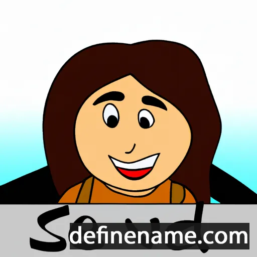 cartoon of the name Sevda