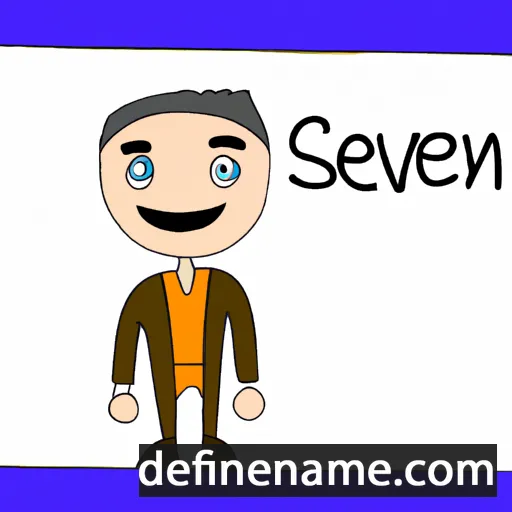 cartoon of the name Severin