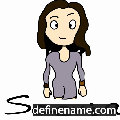 cartoon of the name Severina