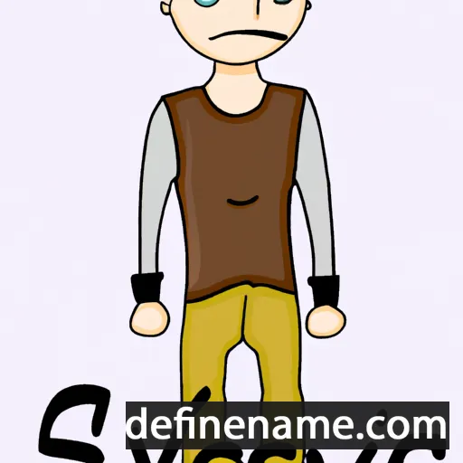 cartoon of the name Sevinc