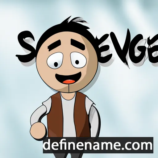 cartoon of the name Sevinç