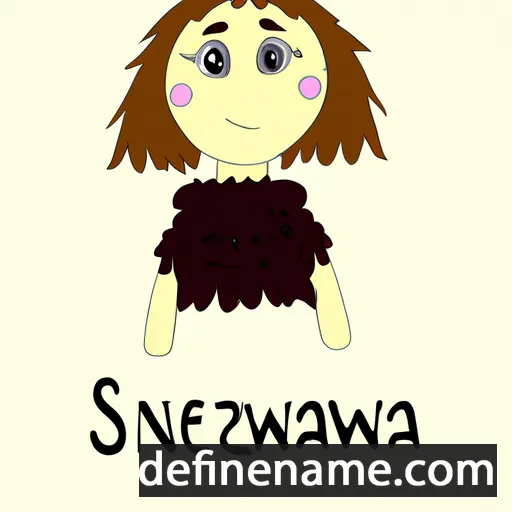 cartoon of the name Seweryna