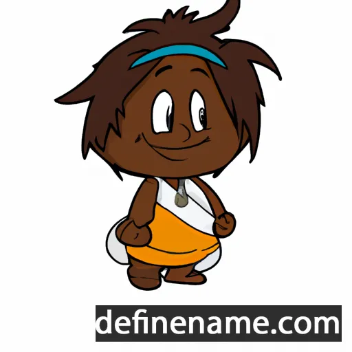 cartoon of the name Seynabou