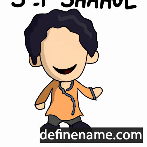 cartoon of the name Sha'ul