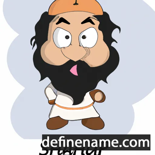 cartoon of the name Shahpuhr