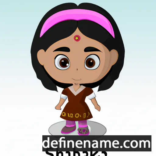 cartoon of the name Shakila