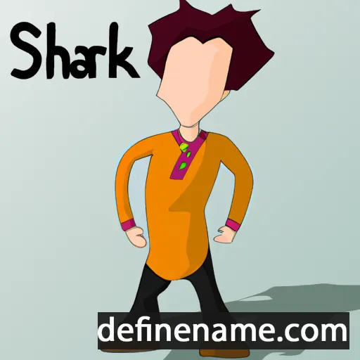 cartoon of the name Shakir