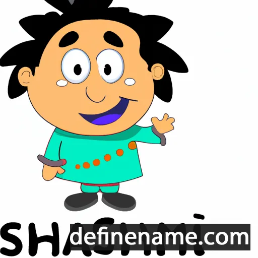 cartoon of the name Shamash