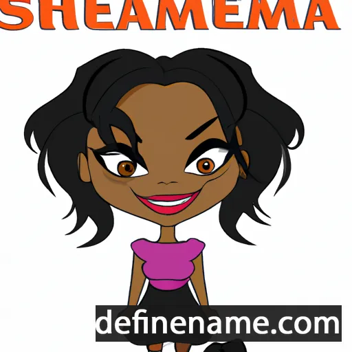 cartoon of the name Shameka