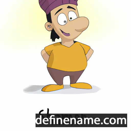 cartoon of the name Shamgar