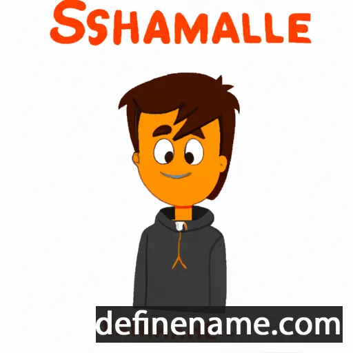 cartoon of the name Shamil