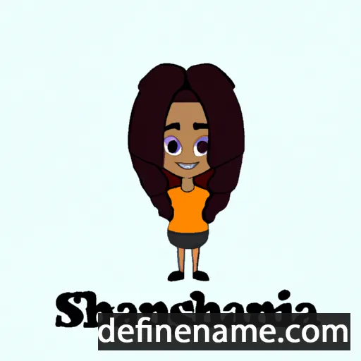 cartoon of the name Shaniqua