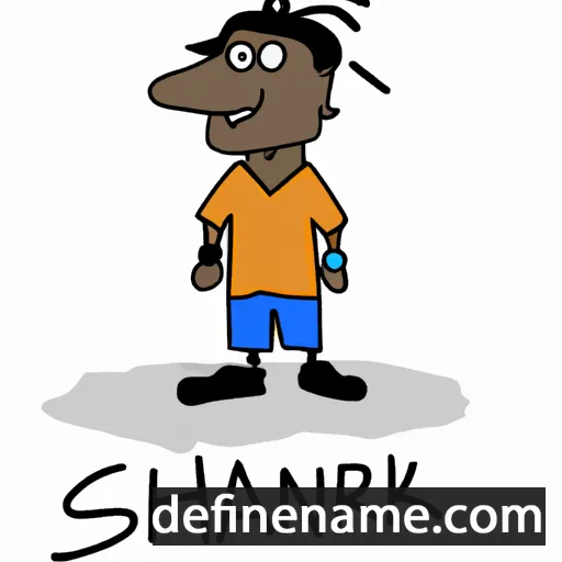 cartoon of the name Shankar