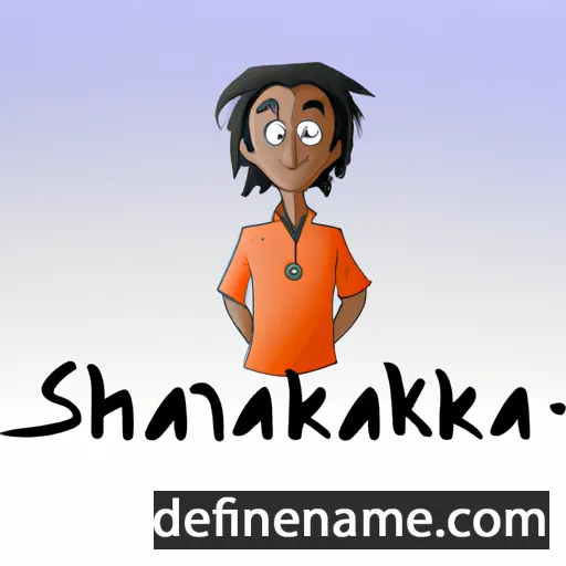 cartoon of the name Shankara