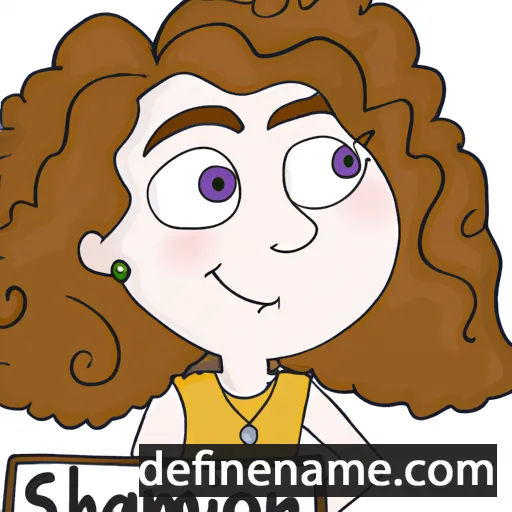 cartoon of the name Shannon