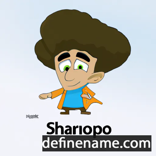 cartoon of the name Shapour