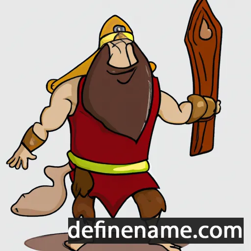 cartoon of the name Shapur