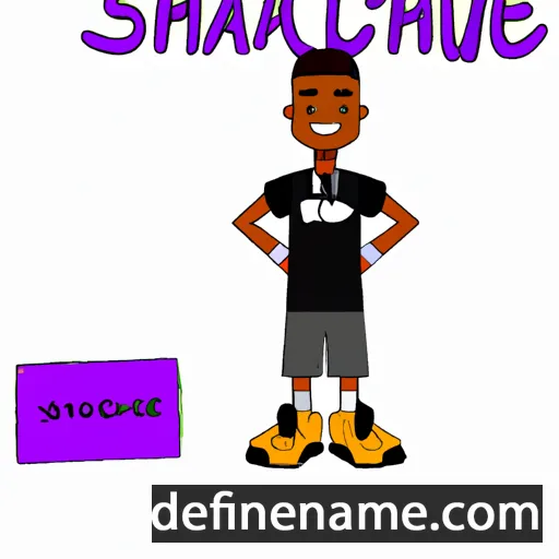 cartoon of the name Shaquille