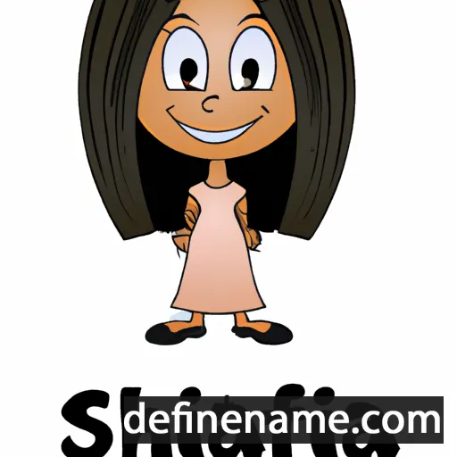 cartoon of the name Sharifa