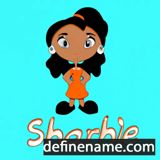 cartoon of the name Sharise