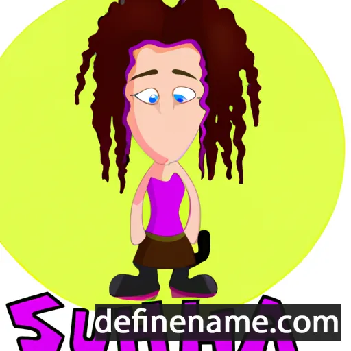 cartoon of the name Shauna